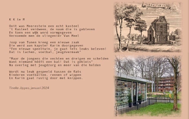 Stadsgedicht van Tineke Jippes